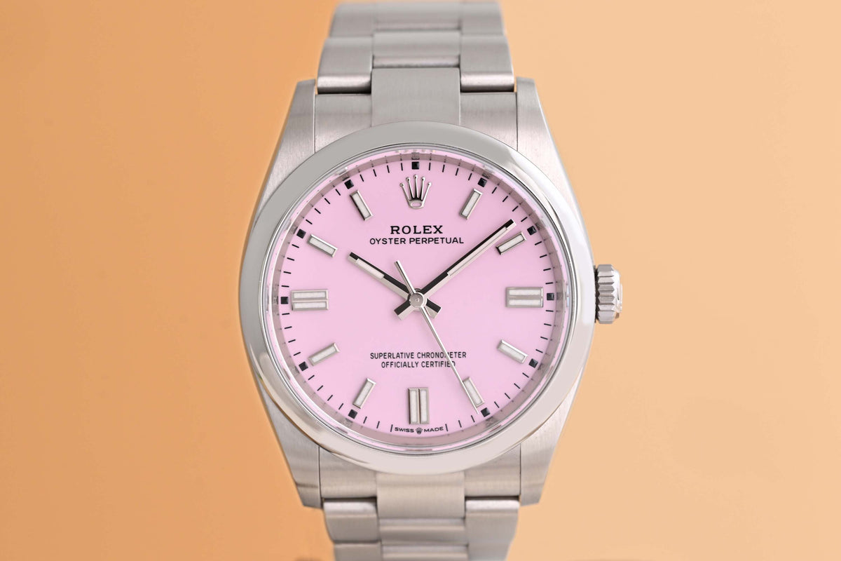 Rolex Oyster Perpetual 36mm 126000 - Full Set - Candy Pink
