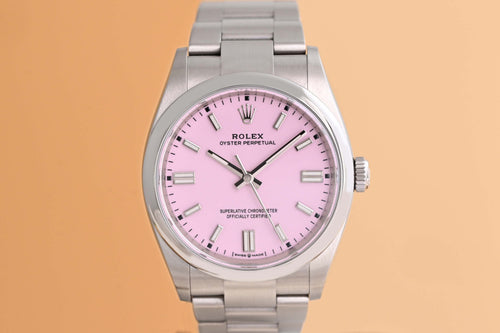 Rolex Oyster Perpetual 36mm 126000 - Full Set - Candy Pink