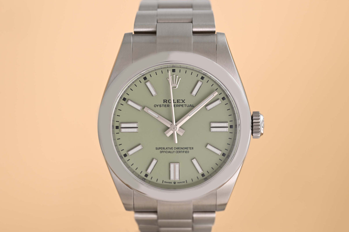 Rolex Oyster Perpetual 41mm 134300 - Pistachio - Full Set - Like NEW