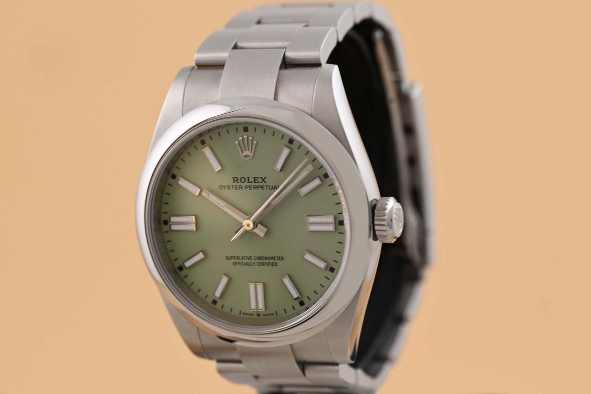 Rolex Oyster Perpetual 41mm 134300 - Pistachio - Full Set - Like NEW