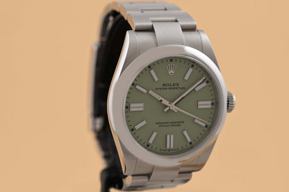 Rolex Oyster Perpetual 41mm 134300 - Pistachio - Full Set - Like NEW
