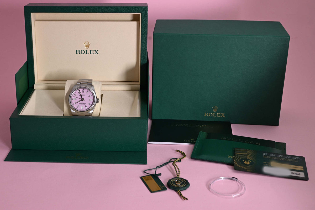 Rolex Oyster Perpetual 41mm 134300 - Pink - Full Set - NEW 2026