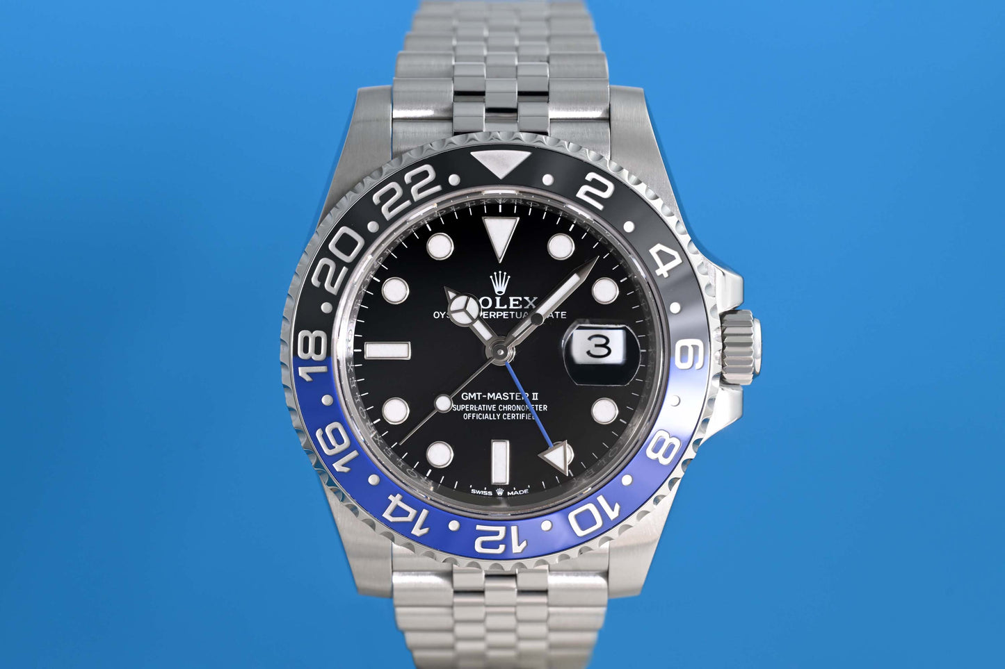 Rolex GMT Master II Batgirl 126710BLNR - Full Set - 2022
