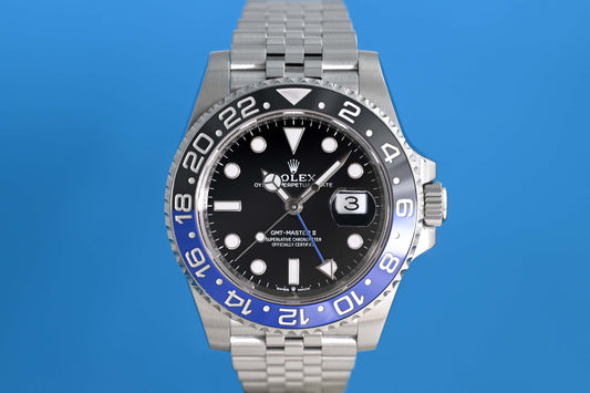 Rolex GMT Master II Batgirl 126710BLNR - Full Set