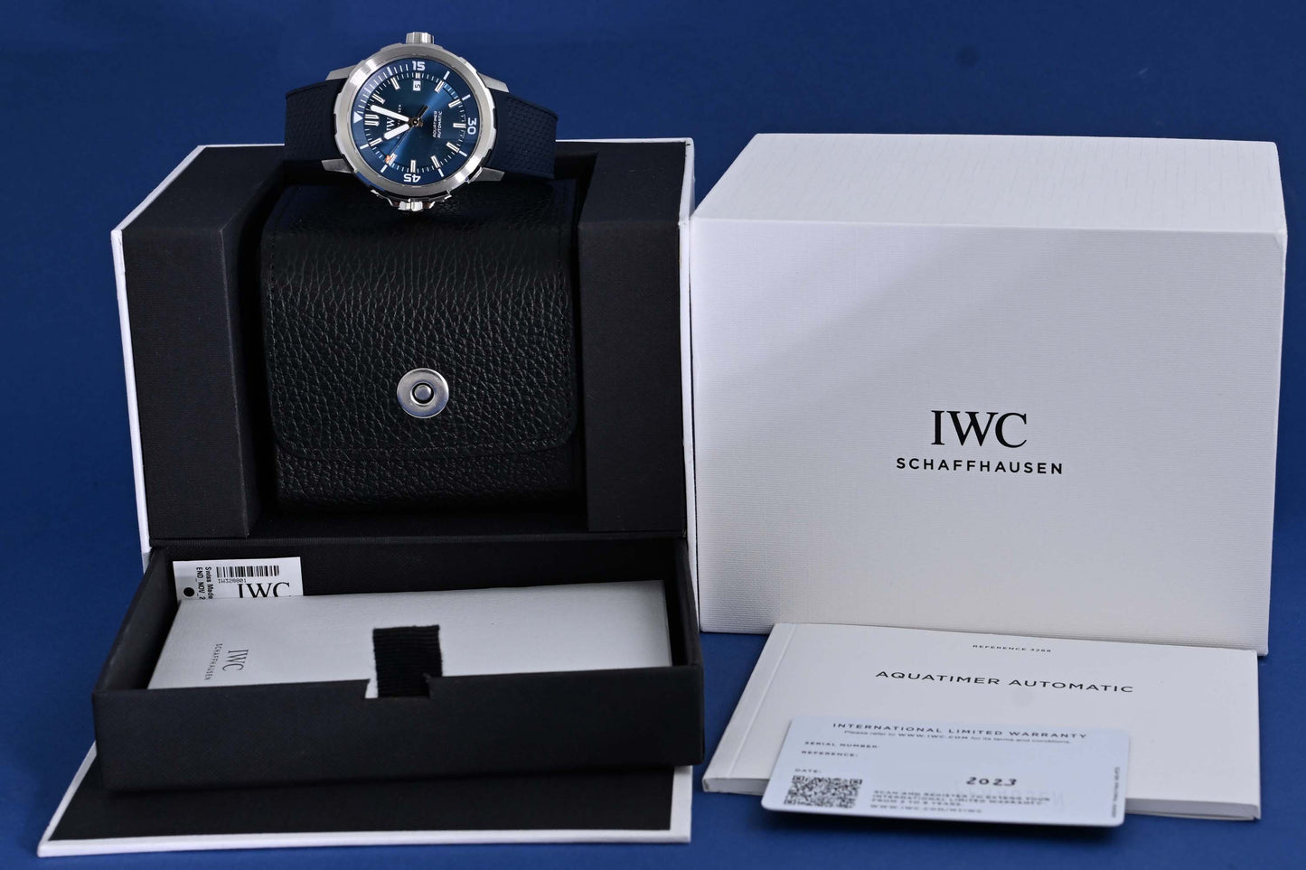 IWC Aquatimer Automatic - Blue Dial - Full Set