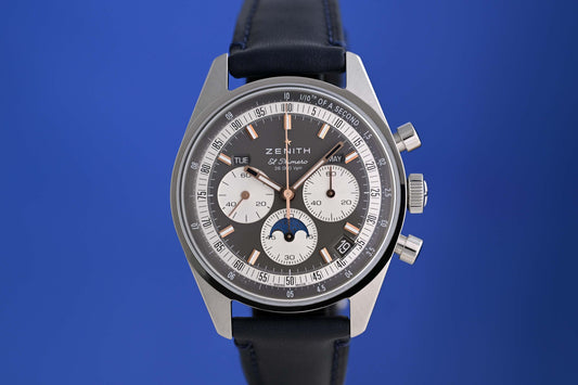 Zenith Chronomaster Original Triple Calendar - Grey Dial - Full Set