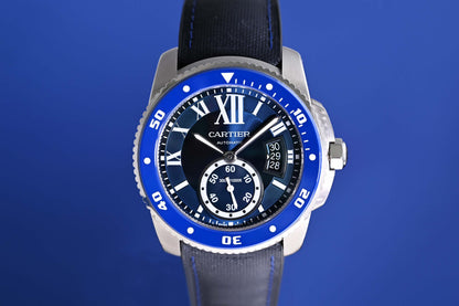 Cartier Calibre de Cartier Diver - Blue Dial - 3729 - Full Set