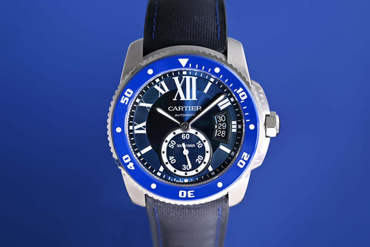 Cartier Calibre de Cartier Diver - Blue Dial - 3729 - Full Set