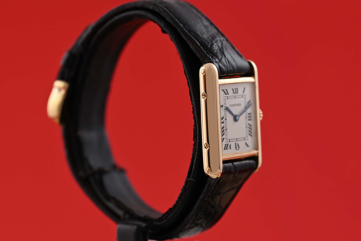 Cartier Tank Louis Cartier - 18k Gelbgold - inkl. original Papiere