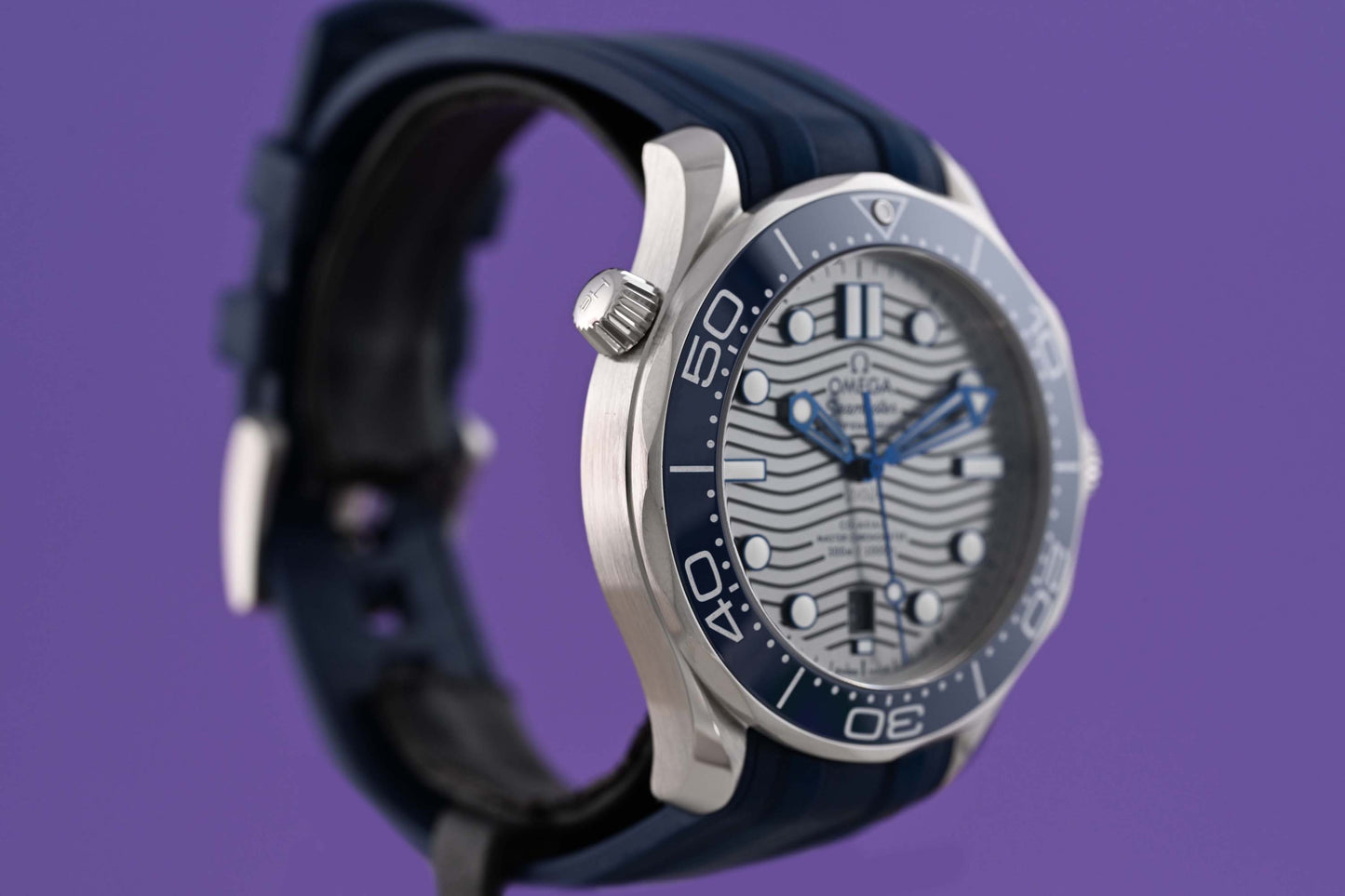 Omega Seamaster Diver 300M - Grey Dial - Full Set + Stahlband