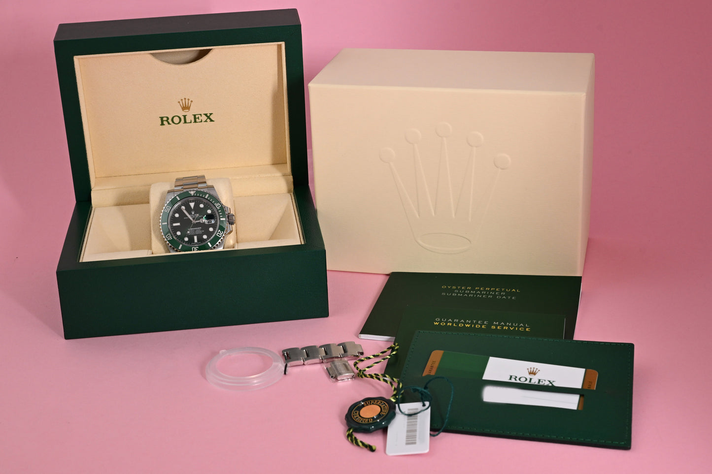 Rolex Submariner 116610LV - Full Set - Hulk - LC 100
