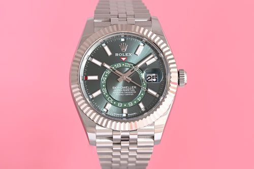 Rolex Sky-Dweller 336934 - Full Set - Green Dial