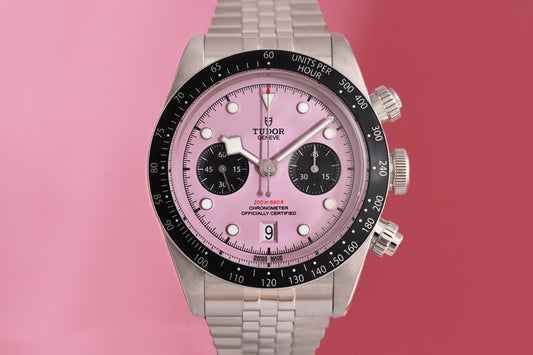 Tudor Black Bay Chronograph 79360N - Pink Dial "Inter Miami" - Full Set