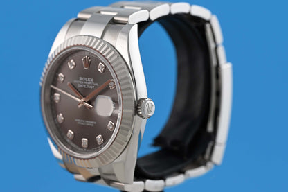 Rolex Datejust 41 - 126334 - Rhodium Dia Dial - Full Set - Like New