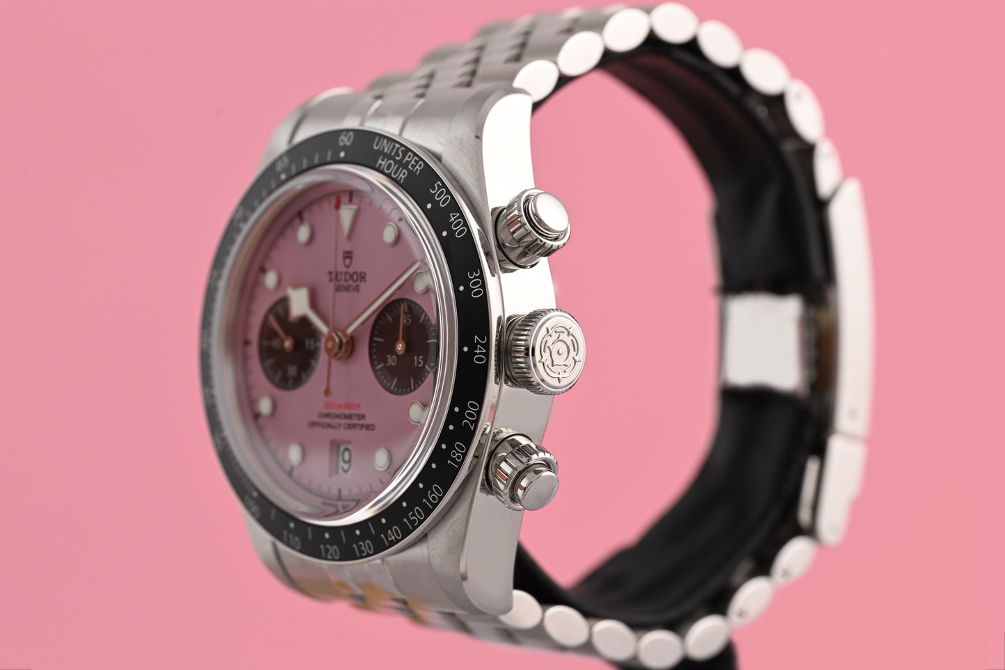 Tudor Black Bay Chronograph 79360N - Pink Dial "Inter Miami" - Full Set