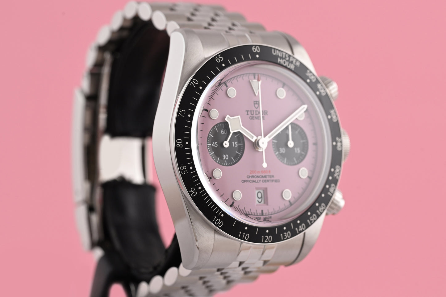 Tudor Black Bay Chronograph 79360N - Pink Dial "Inter Miami" - Full Set