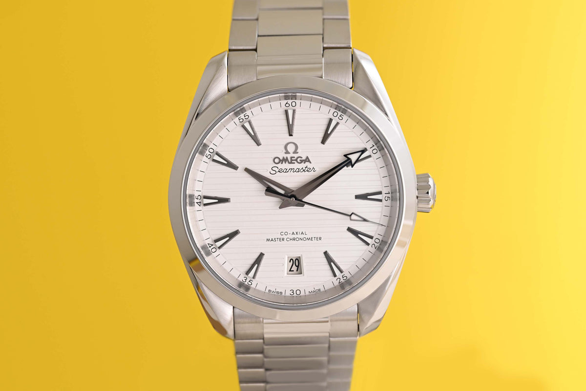 Omega Seamaster Aqua Terra 38mm - White Dial - Full Set