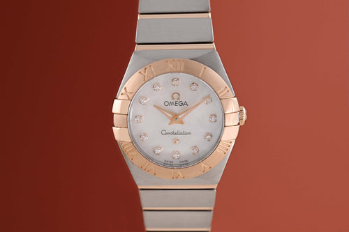 Omega Constellation Lady Manhattan 28mm - Perlmutt Dial - Watch Only