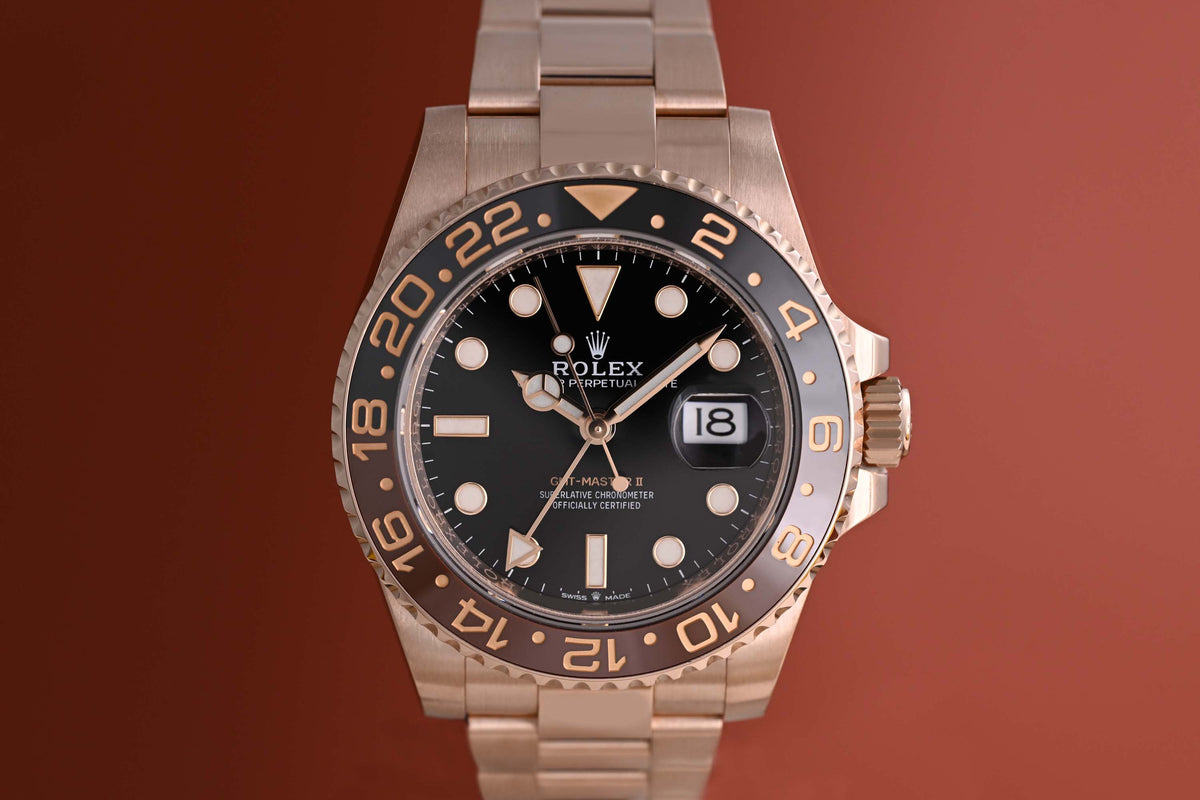 Rolex GMT Master II Roségold 126715CHNR - Full Set