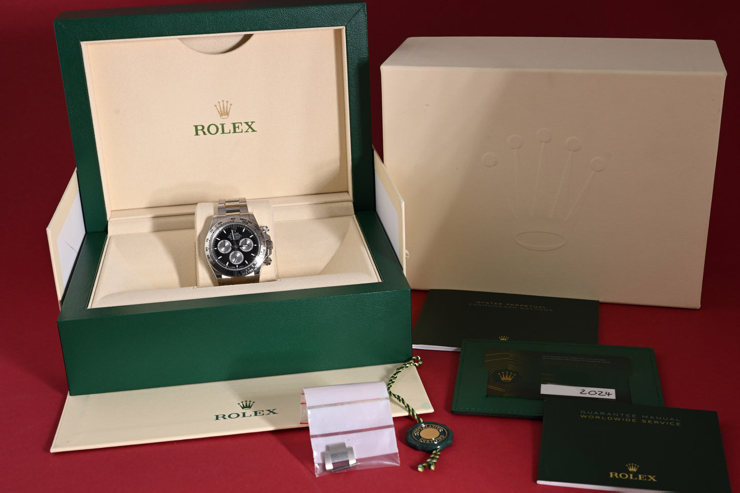 Rolex Daytona White Gold 126509 - Black Dial - Full Set
