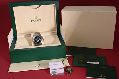 Rolex Daytona White Gold 126509 - Black Dial - Full Set