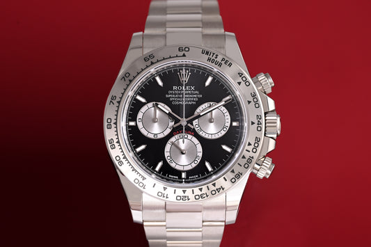 Rolex Daytona White Gold 126509 - Black Dial - Full Set