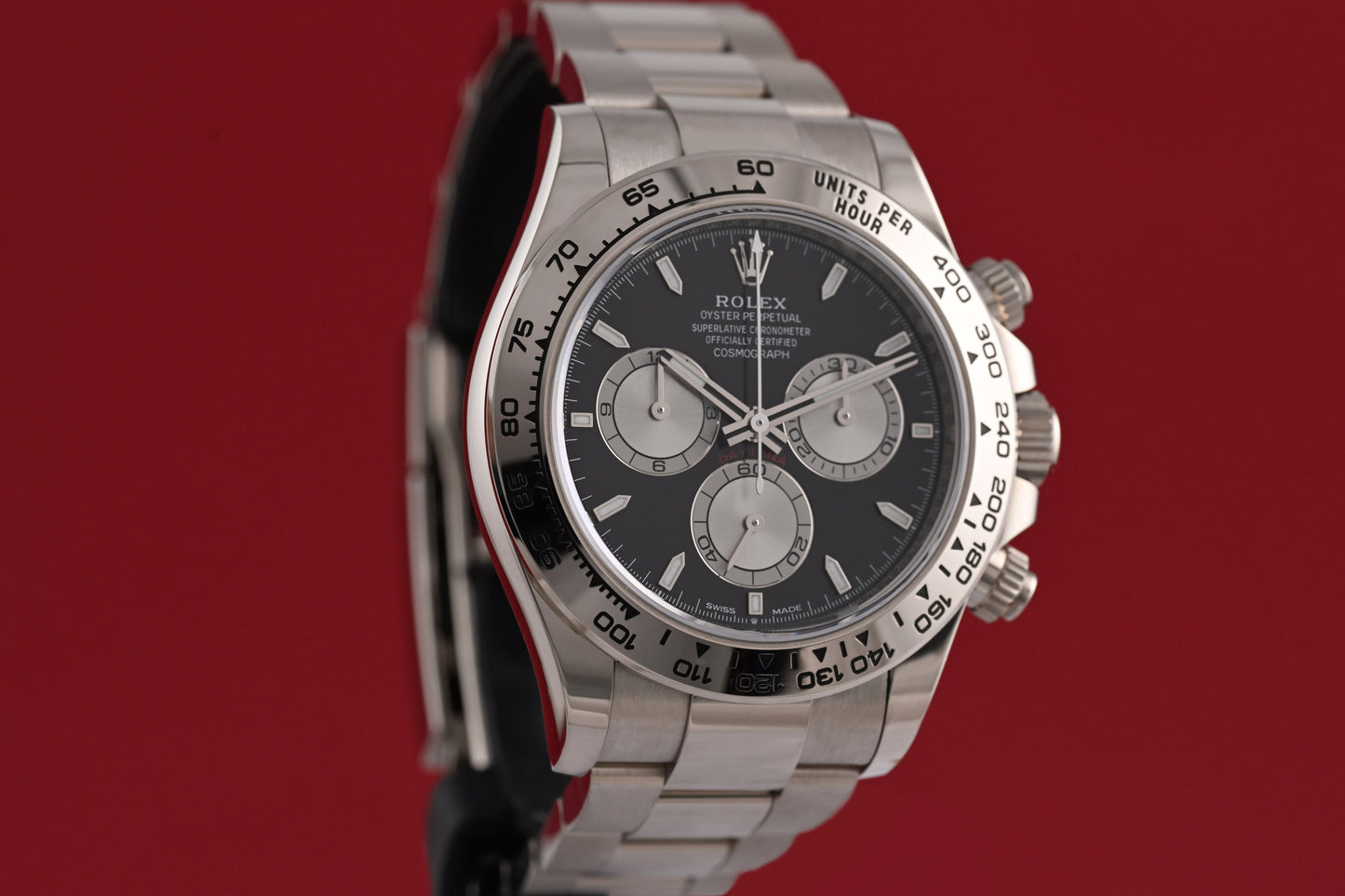 Rolex Daytona White Gold 126509 - Black Dial - Full Set
