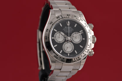 Rolex Daytona White Gold 126509 - Black Dial - Full Set