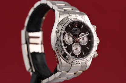 Rolex Daytona White Gold 126509 - Black Dial - Full Set