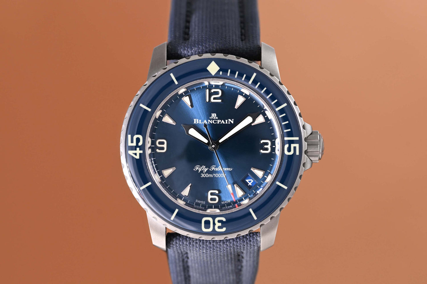 Blancpain Fifty Fathoms Automatic - Sunburst Blue - Full Set