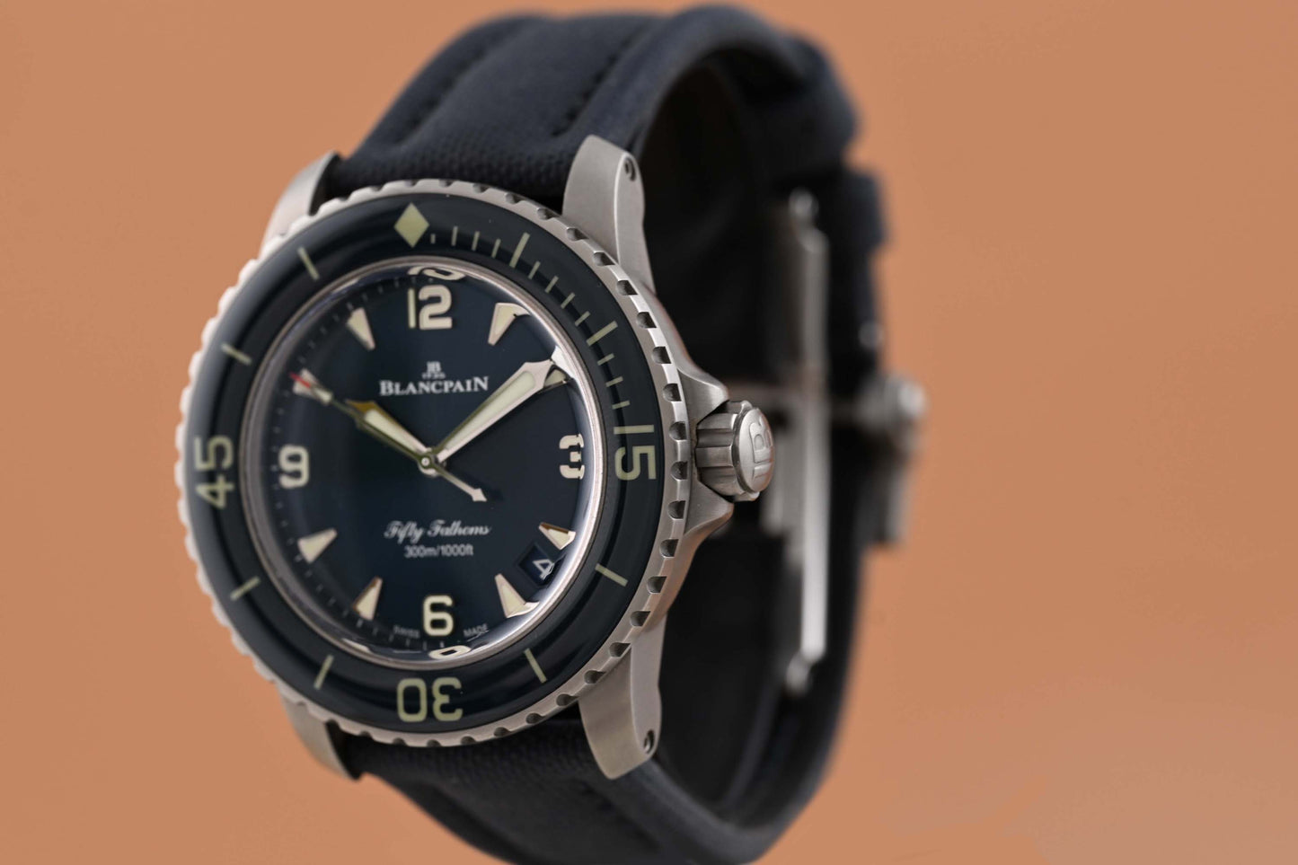 Blancpain Fifty Fathoms Automatic - Sunburst Blue - Full Set
