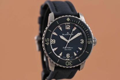 Blancpain Fifty Fathoms Automatic - Sunburst Blue - Full Set