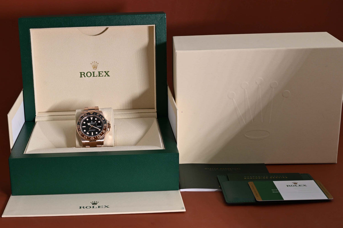 Rolex GMT Master II Roségold 126715CHNR - Full Set