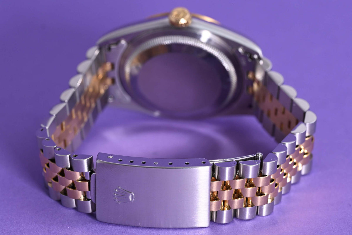 Rolex Datejust Stahl/Gold 16233 - Blue Vignette Degrade Dial