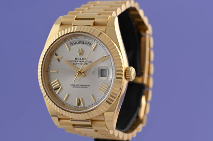 Rolex Day Date 40 Yellow Gold 228238 - Full Set - LC100