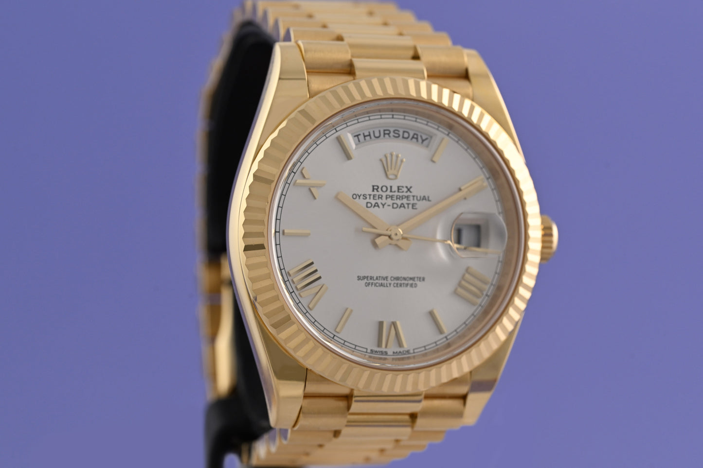 Rolex Day Date 40 Yellow Gold 228238 - Full Set - LC100