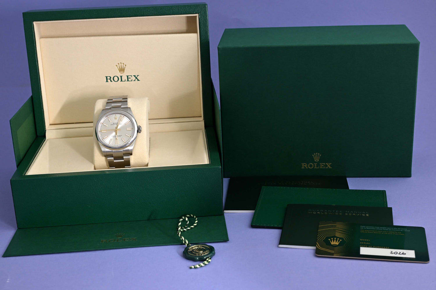 Rolex Oyster Perpetual 41mm 134300 - Silver Dial - Full Set - NEW 2026