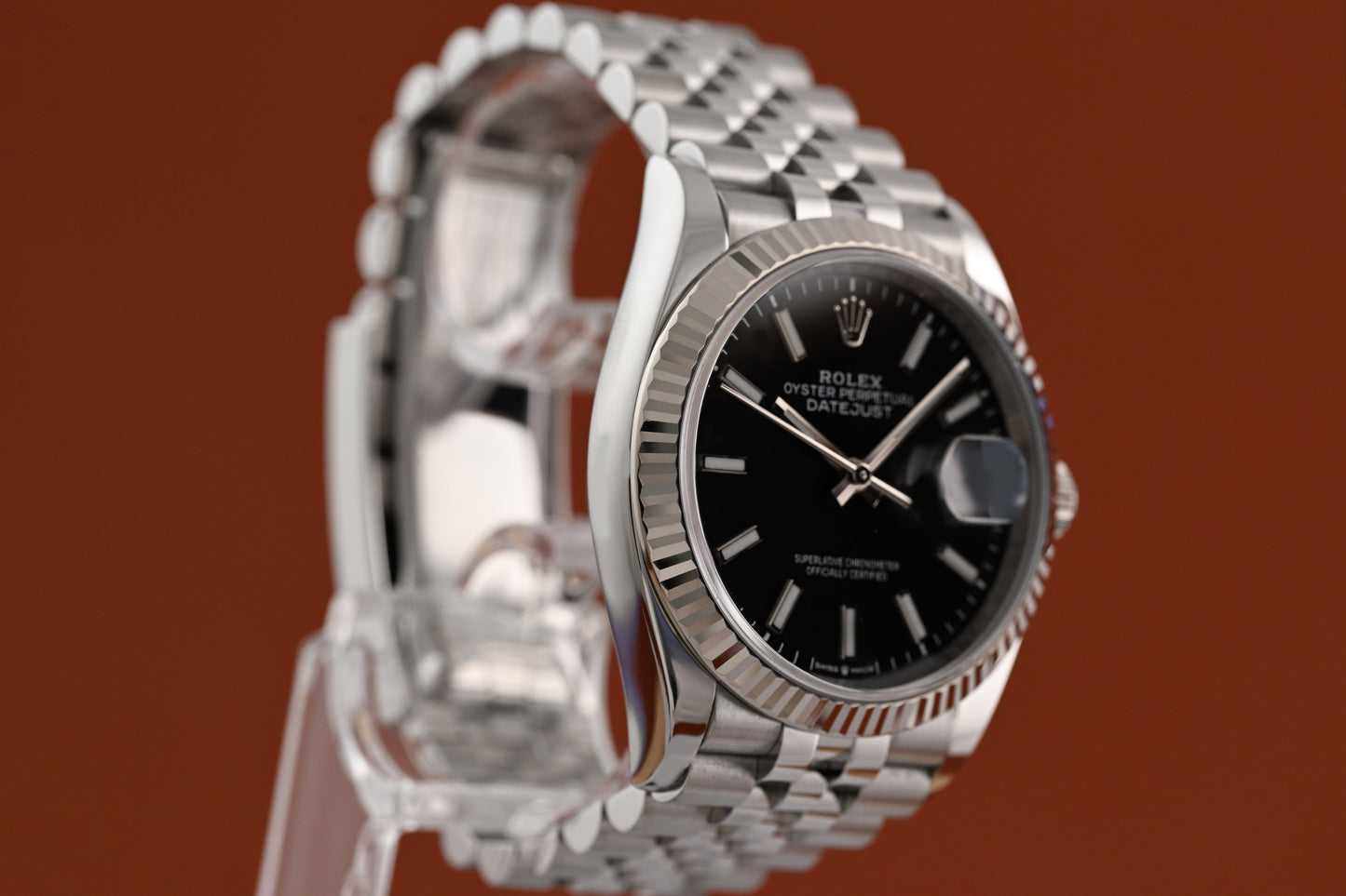 Rolex Datejust 36 - 126234 - Black Dial - Full Set - LC100