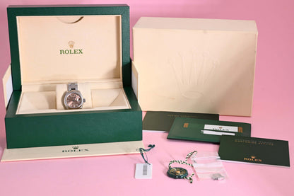 Rolex Lady Datejust 28mm - Full Set - Pink Dial