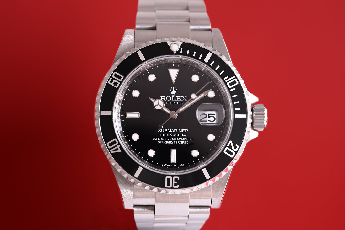 Rolex Submariner 16610 - Full Set - Rehaut