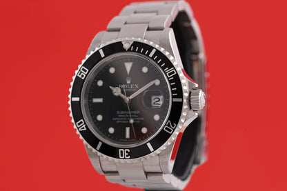 Rolex Submariner 16610 - Full Set - Rehaut
