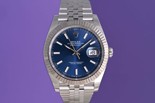 Rolex Datejust 41 - 126334 Blue Dial - Full Set