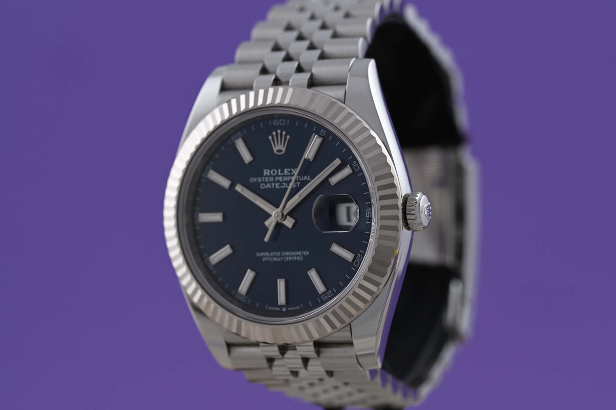 Rolex Datejust 41 - 126334 Blue Dial - Full Set