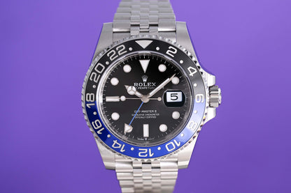 Rolex GMT Master II Batgirl 126710BLNR - Full Set