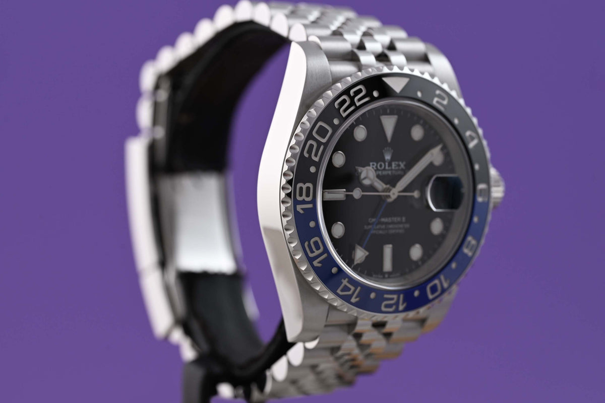 Rolex GMT Master II Batgirl 126710BLNR - Full Set