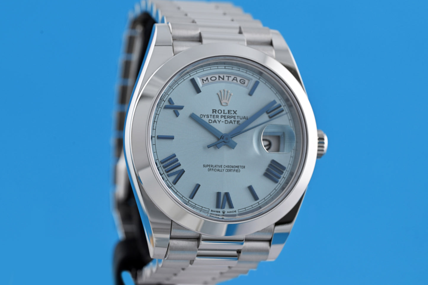 Rolex Day Date 40 Platinum 228206 - Full Set - LC100