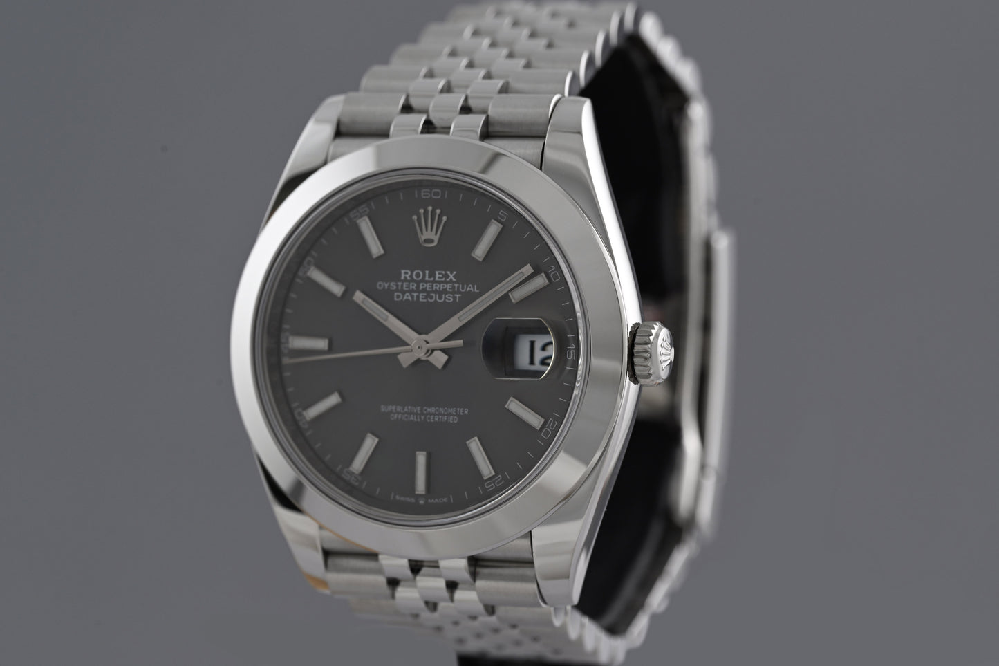 Rolex Datejust 41 - 126300 - Rhodium Dial - Full Set