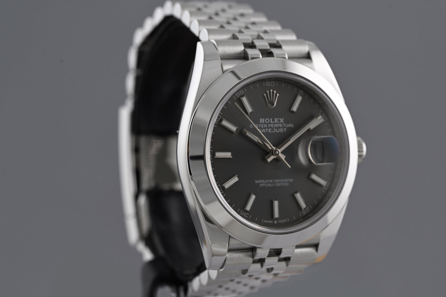 Rolex Datejust 41 - 126300 - Rhodium Dial - Full Set