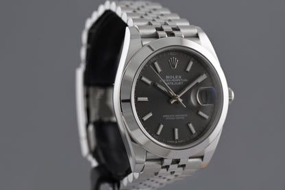 Rolex Datejust 41 - 126300 - Rhodium Dial - Full Set