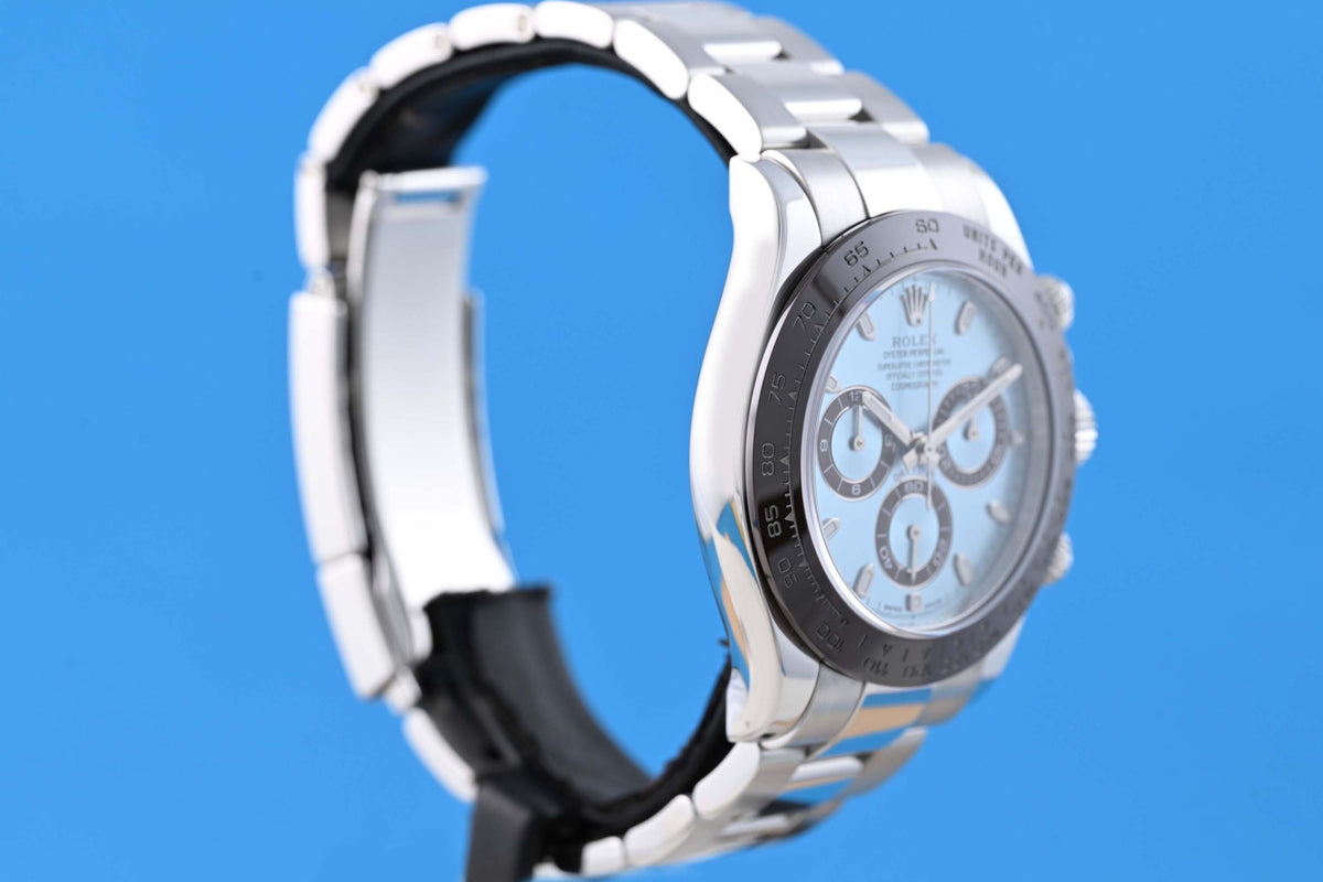 Rolex Daytona Platin 116506 - Ice Blue Dial - Full Set - LC150